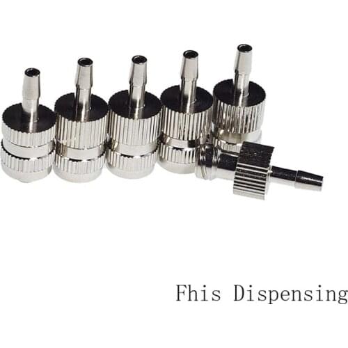 10Pk Female and 10Pk Male Luer Syringe Fitting (Metal) Luer Lock Fitting Connector