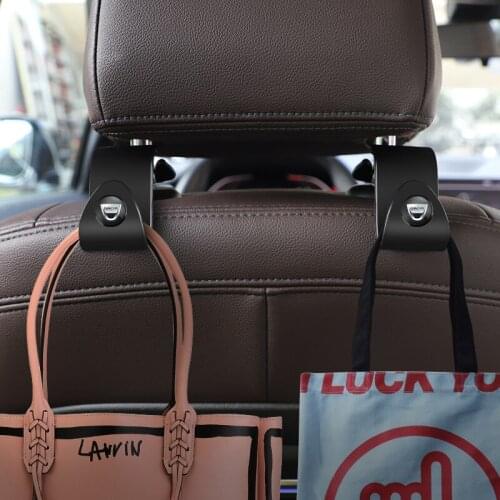 2Pcs Car Lnterior Universal Seat Headrest Back Hook For Dacia Duster Logan Sandero Stepway Dokker Lodgy MCV 2019