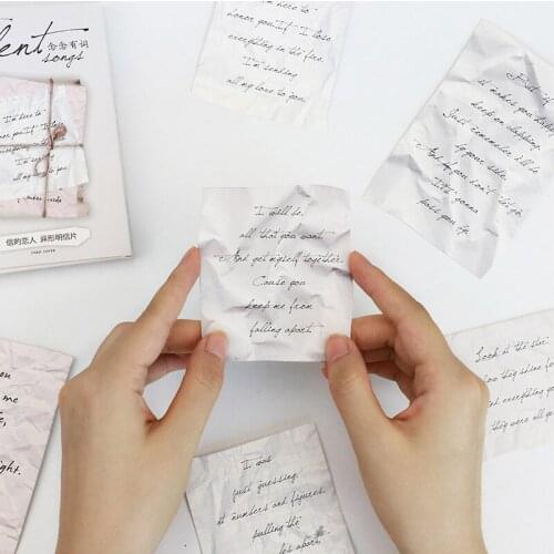 30pcs the love words I can send you design card multi-use as Scrapbooking party invitation DIY gift card message card postcard