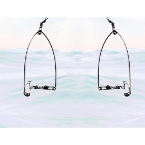 5PCS Spring Fishing Hook Ejection Camping Supplies Catapult Jig Head Universal Full Speed Trigger Automatic Fishing Device