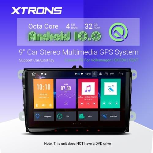 9" Android 10.0 Car Player Radio multimedia GPS for VW Volkswagen Golf Passat CC Touran Tiguan Sharan for Seat for SKODA No DVD