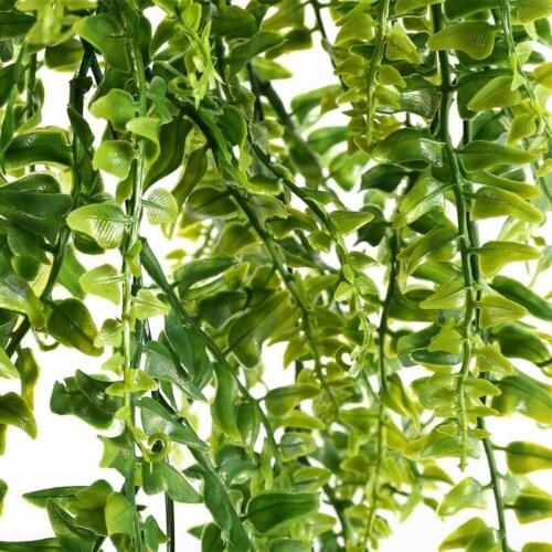 Home Artificial Hanging Vine Decor Green Plastic Hanging Plants Ivy Leaves Vine