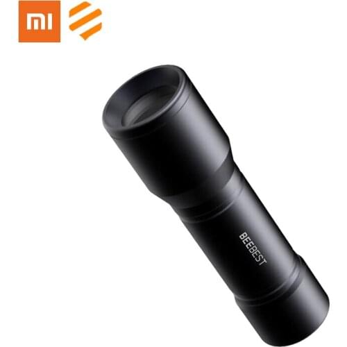 Xiaomi BEEBEST Flashlight 130m Lightweight Waterproof Three Gears Mode Adjustable Lighting SOS Mini Portable Metal Body