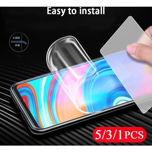 5-1Pcs soft full cover hydrogel film for huawei p smart plus 2018 pro 2019 Z S 2021 2020 phone screen protector film Not Glass