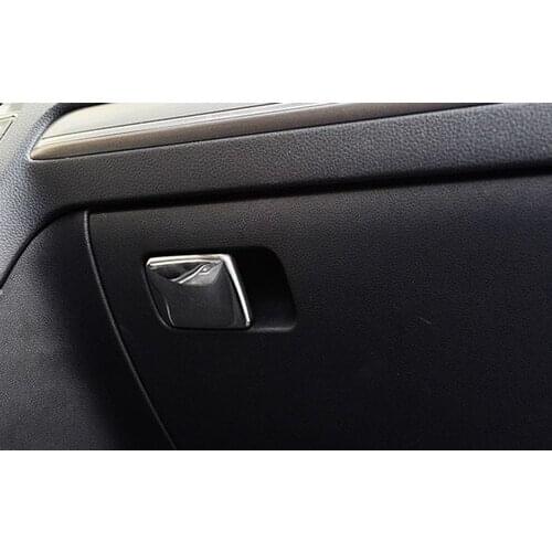 Stainless Steel Chrome Glove Box Latch Decor For Volkswagen For VW Golf MK7