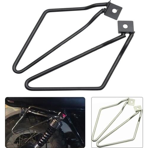 Motorcycle Support Bracket Side Mount Trunk Bag Holder For Harley Sportster X48 72 XL 883 1200 Iron XL883N Dyna Fat Bob FXDF