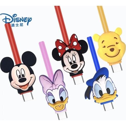 Disney Mickey Mouse USB Type C Cable For Xiaomi Mi X3 NFC 11 Fast Charging Wire Cord USB-C Charger Mobile Phone Type-C Cable