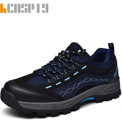 KCASPTY Autumn Shoes Anti-skidding Outdoor Hiking Men Casual Shoes Comfort Male Shoes Sneakers Male Hiking Shoes Plus Size 46