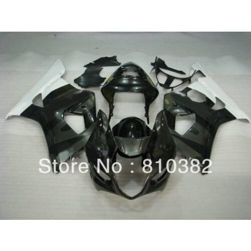 Motorcycle Fairing kit for GSXR1000 03 04 GSXR 1000 GSX-R1000 K3 2003 2004 white gloss black Fairings bodywork SD14