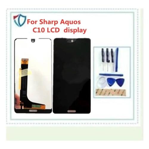 New Arrival !2040x1080 For Sharp Aquos C10 LCD screen display+touch screen panel digitizer for Sharp Aquos C10 display +tools
