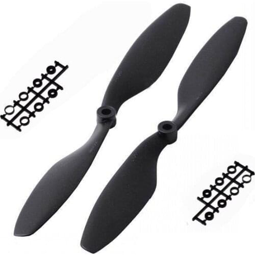 Wholesale New 1 Pair F02141 1045+1045R Blade Propeller For RC 4-axis X-axis KK MK Quadcopter Aircraft UFO