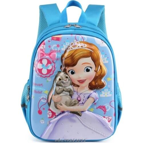 Disney Sofia Elsa Sophia Schoolbag Girls Children School bag for Teenager Girl Orthopedic Princess Backpack Mochila Infantil