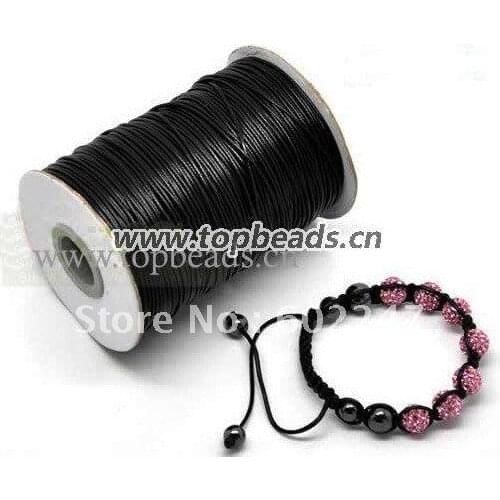 Valentines Gift, Free Shipping, Korean Wax Nylon Cord, Shamballa cord Wholesales 1.5mm, 160m/roll
