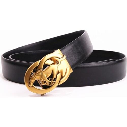 2018 Alloy Buckle Hakiki Belt Mens Horse Automatic Buckle Belt Mens Design Belt Mens Belt