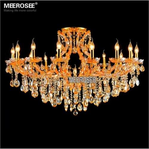 Luxurious crystal chandelier light Deckenleuchten fixture hotel maria theresa crystal Pendelleuchte light for lobby foyer Light