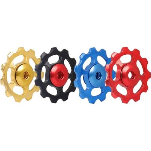 Wheel Rear Derailleur Pulley Bicycle Rear Derailleur Jockey Wheel Ceramic bearing Pulley AL7075 CNC Road Bike Guide Roller Idler