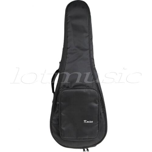 24 inch Acoustic Guitar Bag Ukulele Carring Case Double Strap and Outer Pocket Kmise