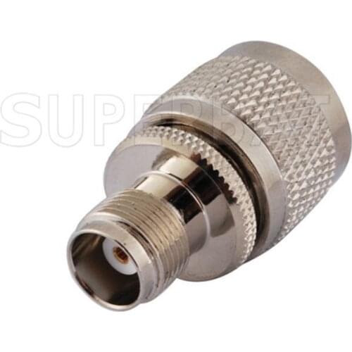 Superbat 5 pcs TNC-UHF Adapter TNC Jack to UHF Plug Straight RF Coaxial Adapter