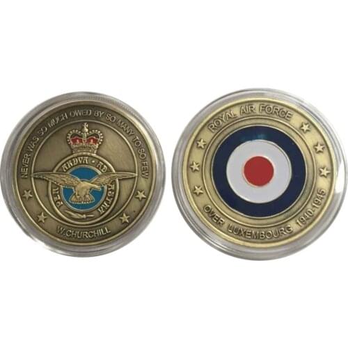 High Quality Zinc Alloy W.CHURCHILL.ROYAL AIR FORCE for Collectible