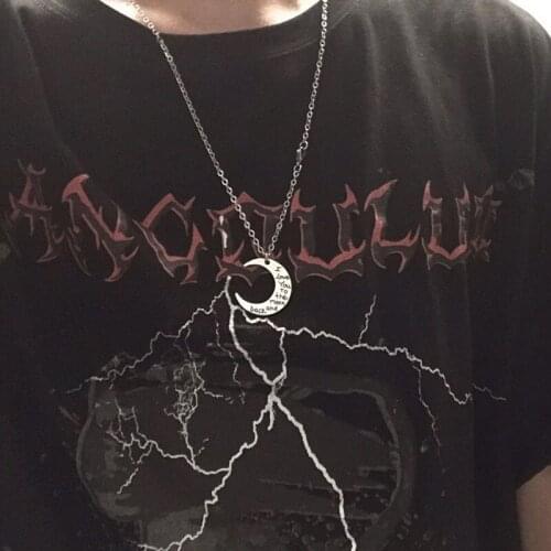 Top Quality Women Girls Necklace Charm Necklaces Pendants Jewelry Necklace Moon Pendant Necklace Sweater Chain