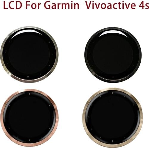 LCD Screen For Garmin Vivoactive 4s Watch LCD Screen Display with Touch Glass Smart Sports Watch Repair Parts