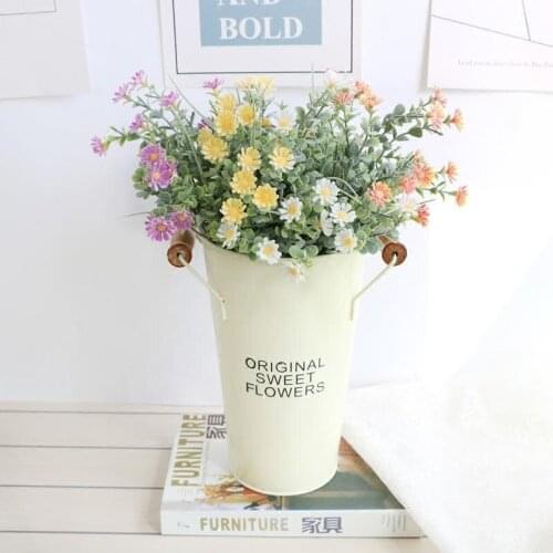 1 PCS Little Daisy Artificial Bouquet Garden Wedding Decor Christmas Home Furnishings Decor Table Flower Arrangement Photo Props