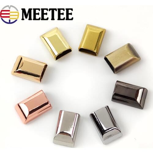 10/20/40pcs Metal Zipper Tails Closed-end Zips Stopper Lock for Handbag Straps Tail Clasp Leather Crafts Bag Accessories H4-3