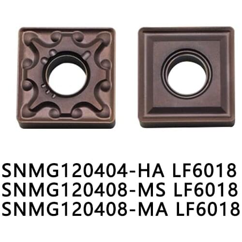 10pcs DESKAR SNMG120404-HA SNMG120408-MS SNMG120408-MA LF6018 Lathe Turning Tools for Steel stainless steel cast iron