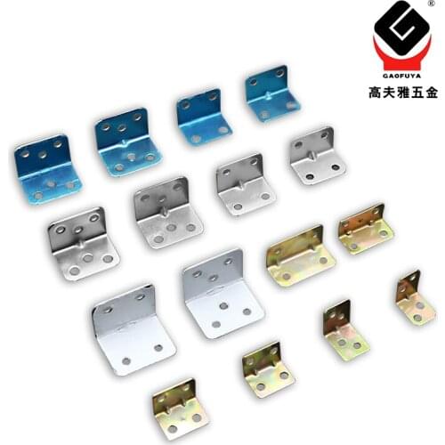 10Pcsd Corner Brackets, right angle 90 degree angle Angle Support Furniture Fixing Reinforced Hardware L Shape