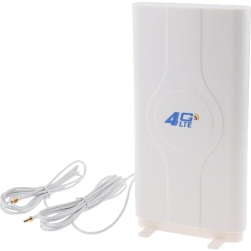 4G LTE External Panel Antenna TS9 Connector, 4G MIMO Antenna 88dbi High Gain