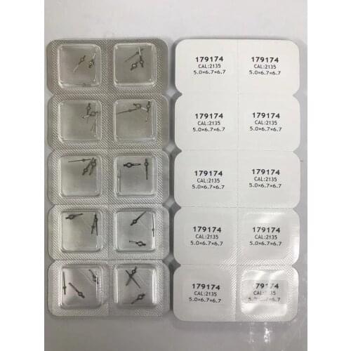 Watch accessories ETA2135 movement accessories watch hands 2135 silver gold belt luminous