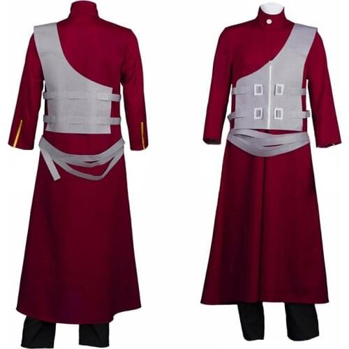 NARUTO Anime Cosplay Kazekage Sabaku No Gaara Clothing For Man Halloween Costumes For Woman Wig Bag Carnival Performance