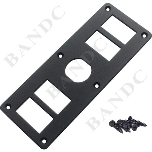 Car Boat 5 Way Aluminum Rocker Switch Panel for ARB Carling Narva Boat Style Switches Parts DIY Auto Accessories