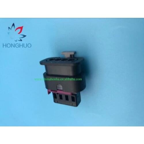 Freeshipping 5 pcs 4 pin waterproof for tyco amp female auto wiring harness connector plug 1-1718645-1