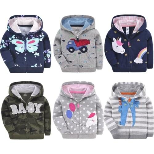 Winter Boys Warm Jackets Kids Cartoon Printed Cotton Outerwear Children Clothing 2020 Autumn Baby Girls Cute Jacket Hooded Coats
