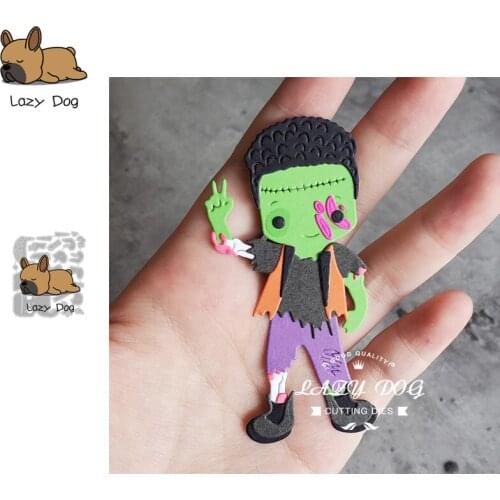 Halloween Boy Metal Cutting Dies Scrapbooking Stencil DIY Mold Knife Craft Embossing Die Cuts Card Making New Dies For 2020