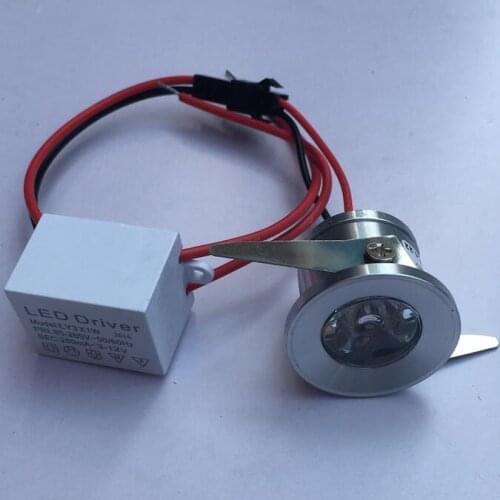 Mini LED Downlight Under Cabinet Spot Light 1W Jewelry Display Ceiling Recessed Lamp 90-260v Minidownlight