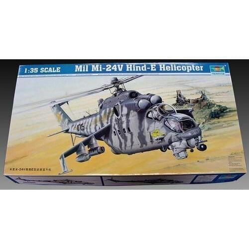 Trumpeter 05103 1/35 Scale Mil Mi-24V Hind-E Helicopter Model