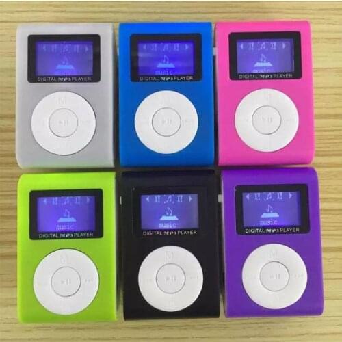Small size mp3 player portable mini lcd screen mp3 player music player support 32gb tf card walkman mp3 usb player