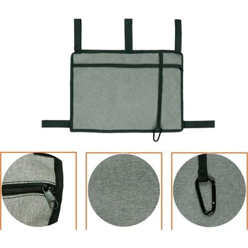 Multi Pocket Oxford Fabric Storage Bag Walking Aid Storage Bag Wheelchair Side Hanging Storage Package Large Capacity Walker Bag