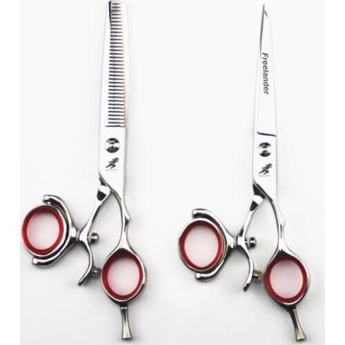 720° Rotary handle Styling Hair Scissors Set 5.5 6.0 inch Professional High Quality Solon Barber Hairdressing Scissors Set