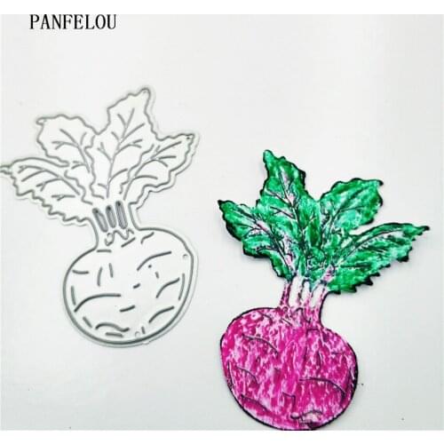 PANFELOU harvest beet root metal craft paper die cutting dies Scrapbooking/DIY Thanksgiving Day Easter Embossing mould cards