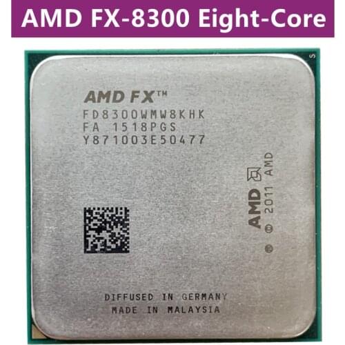 AMD FX8300 Eight-Core FX 8300 3.3 GHz 8M Cache CPU Processor Socket AM3+ 95W Bulk Package