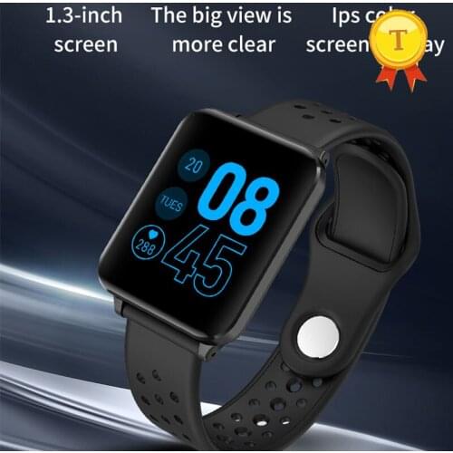 1.3inch Sports Smart Watch Stainless Steel strap Heart Rate Blood Pressure Monitor Fitness Tracker Bluetooth Smart band Bracelet
