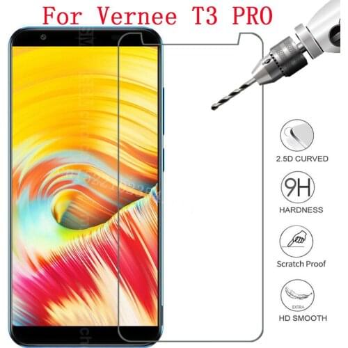 HD 9H Film Ultrathin For vernee T3 PRO Tempered Glass For vernee T 3 PRO Screen Protector Phone Cover Q