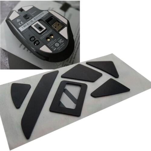 1 set/pack Mouse Skates Mouse Feet For Razer Basilisk Ultimate Mouse Glides Curve Edge Black
