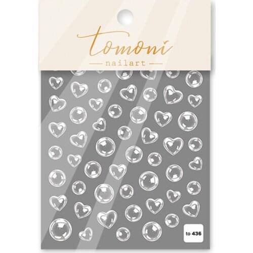 1 Sheet Lovely Cute Bubble Watercolor Nail Sticker Fashion Nail Art Design Decorative Decal Summer DIY Nail Art Decorations