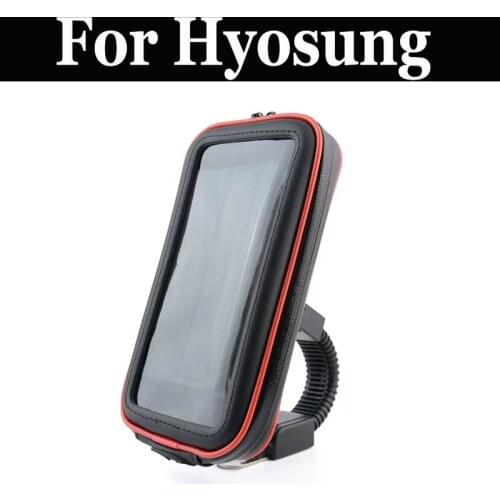 2019 Waterproof Moto Mtb Handlebar Mount Holder Black For Hyosung Gt125 125r 250p 250r 650p 650r 125c Hyosung Rt125d St7 X-5 Eva