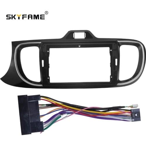 SKYFAME Car Frame Cable For KIA PEGAS 2017+ Screen Dask Kit Fascia Frame