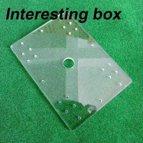 170 * 120 * 4MM acrylic car chassis DIY remote control car upgrade robot intelligent car model chassis